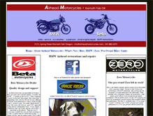 Tablet Screenshot of airheadmotorcycles.com